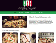 Tablet Screenshot of lacucinanc.com